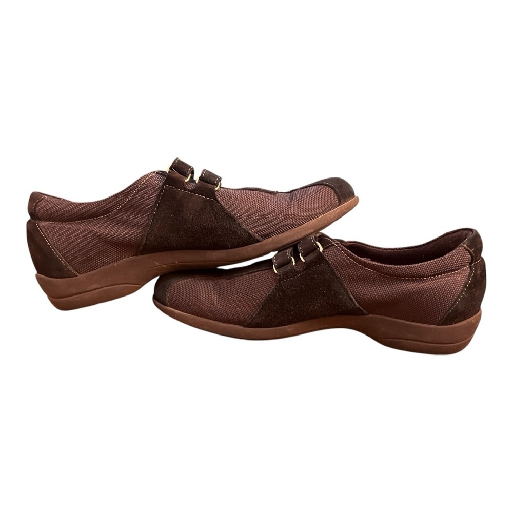 Munro black Velcro suede loafers